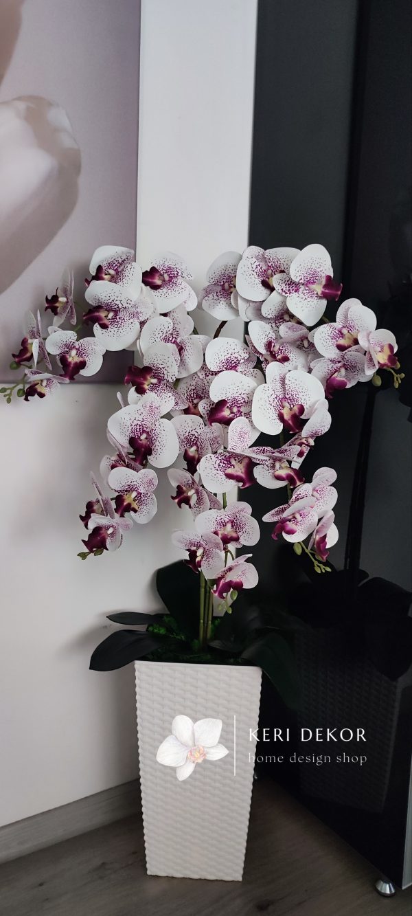 Gondozásmentes orchidea real touch real touch orchidea művirág műorchidea handmade flowers dekor homedekor homedecor lakberendezés otthondekor dekoráció ajándék buxus asztaldísz kopogtató ajtódísz ünnep karácsony húsvét anyáknapja születésnap névnap Keridekor