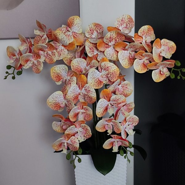 Barack padlóvázás real touch orchidea ( 4 ágú kb 80-90cm )