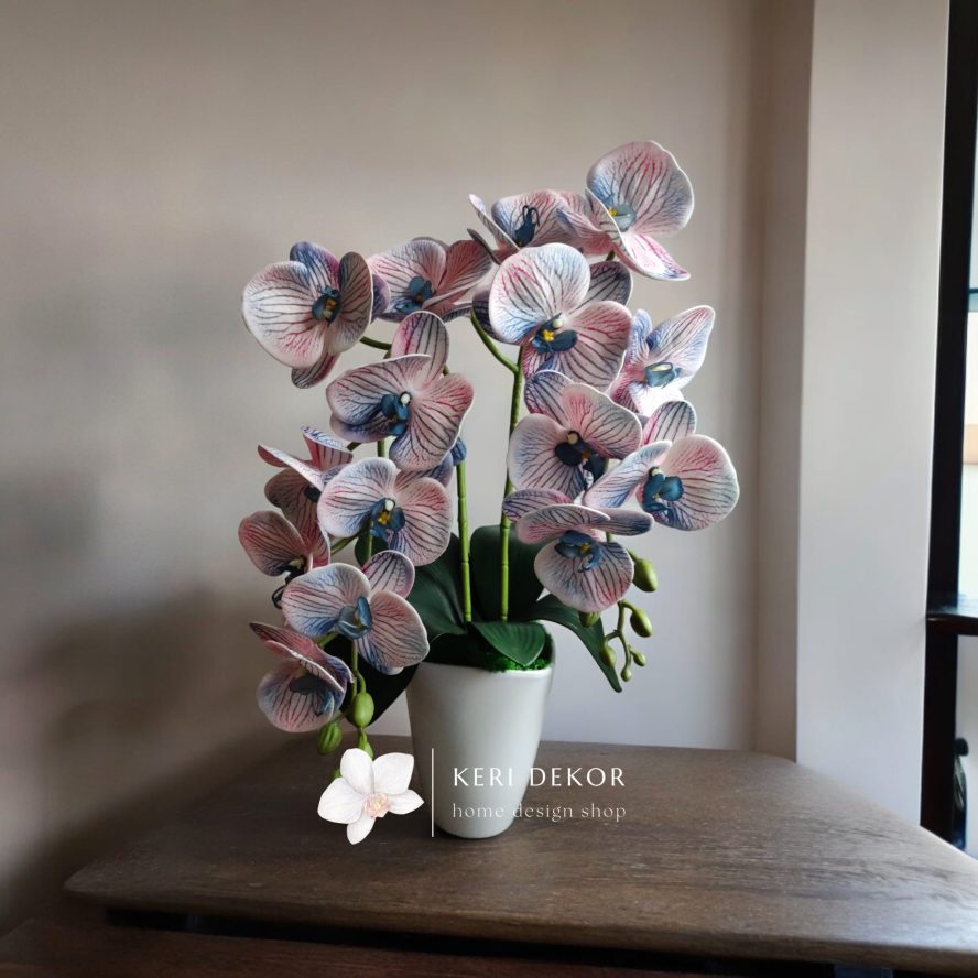 Gondozásmentes orchidea real touch real touch orchidea művirág műorchidea handmade flowers dekor homedekor homedecor lakberendezés otthondekor dekoráció ajándék buxus asztaldísz kopogtató ajtódísz ünnep karácsony húsvét anyáknapja születésnap névnap Keridekor