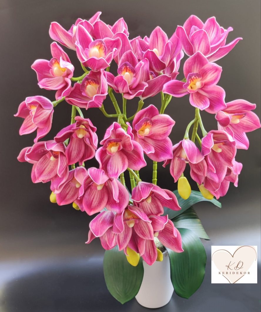 Gondozásmentes orchidea real touch real touch orchidea művirág műorchidea handmade flowers dekor homedekor homedecor lakberendezés otthondekor dekoráció ajándék Keridekor