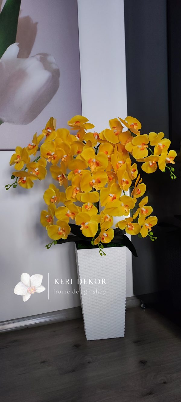 Gondozásmentes orchidea real touch real touch orchidea művirág műorchidea handmade flowers dekor homedekor homedecor lakberendezés otthondekor dekoráció ajándék buxus asztaldísz kopogtató ajtódísz ünnep karácsony húsvét anyáknapja születésnap névnap Keridekor