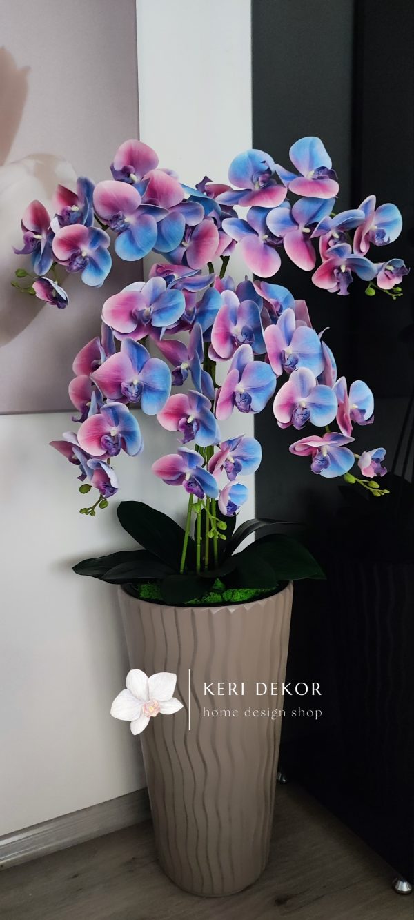 Gondozásmentes orchidea real touch real touch orchidea művirág műorchidea handmade flowers dekor homedekor homedecor lakberendezés otthondekor dekoráció ajándék buxus asztaldísz kopogtató ajtódísz ünnep karácsony húsvét anyáknapja születésnap névnap Keridekor