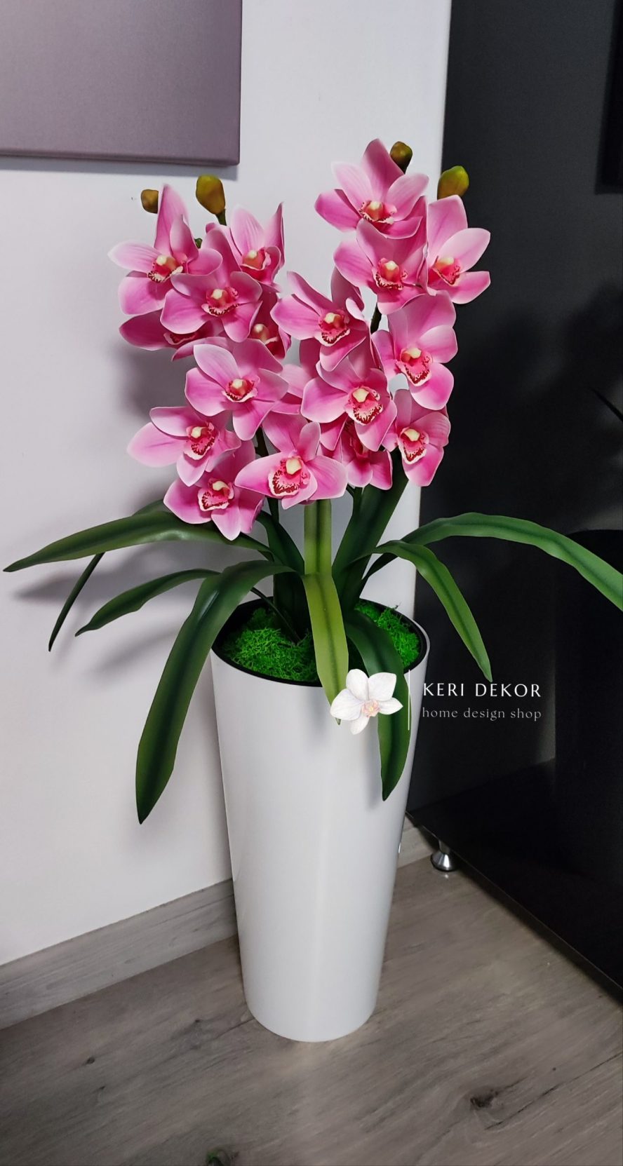 Gondozásmentes orchidea real touch real touch orchidea művirág műorchidea handmade flowers dekor homedekor homedecor lakberendezés otthondekor dekoráció ajándék buxus asztaldísz kopogtató ajtódísz ünnep karácsony húsvét anyáknapja születésnap névnap Keridekor