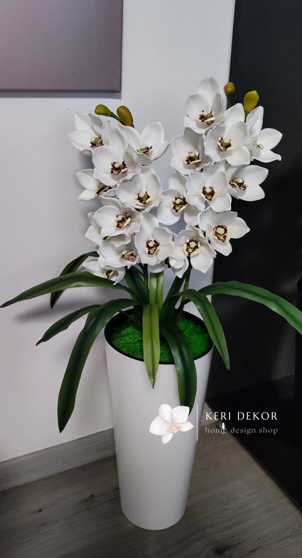 Gondozásmentes orchidea real touch real touch orchidea művirág műorchidea handmade flowers dekor homedekor homedecor lakberendezés otthondekor dekoráció ajándék buxus asztaldísz kopogtató ajtódísz ünnep karácsony húsvét anyáknapja születésnap névnap Keridekor