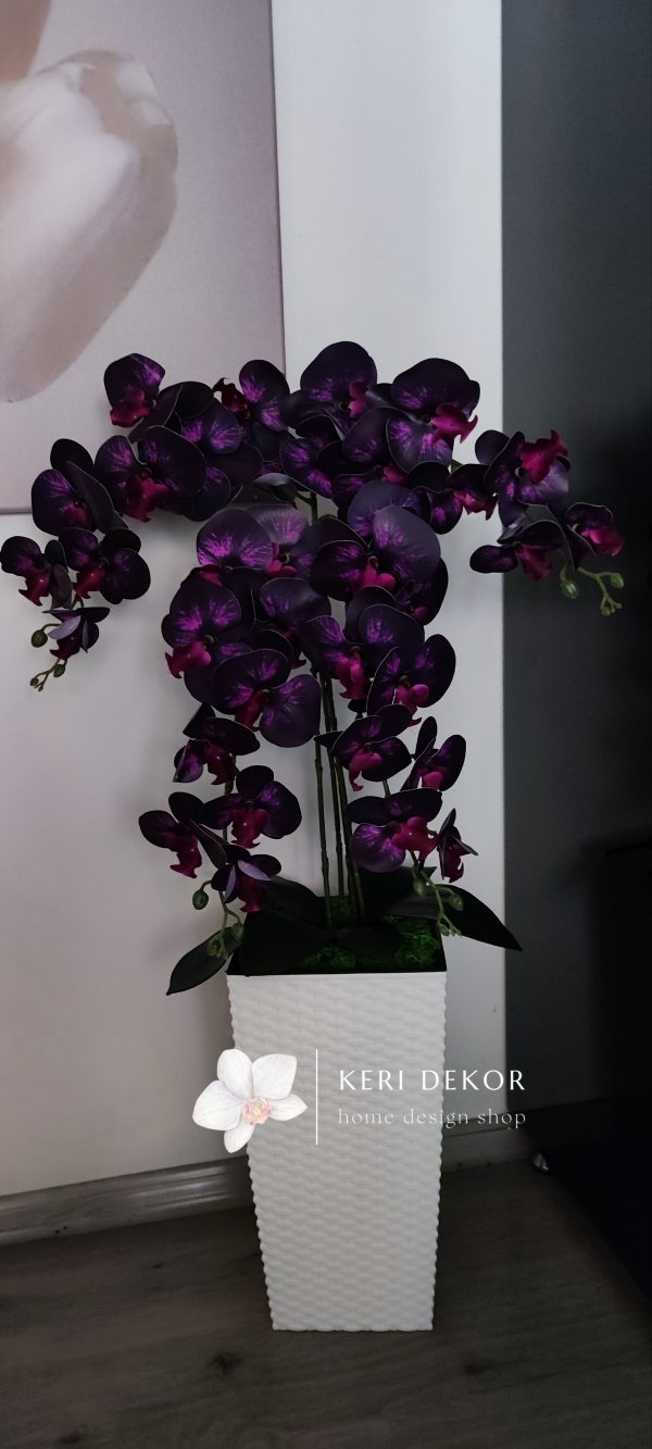 Gondozásmentes orchidea real touch real touch orchidea művirág műorchidea handmade flowers dekor homedekor homedecor lakberendezés otthondekor dekoráció ajándék buxus asztaldísz kopogtató ajtódísz ünnep karácsony húsvét anyáknapja születésnap névnap Keridekor