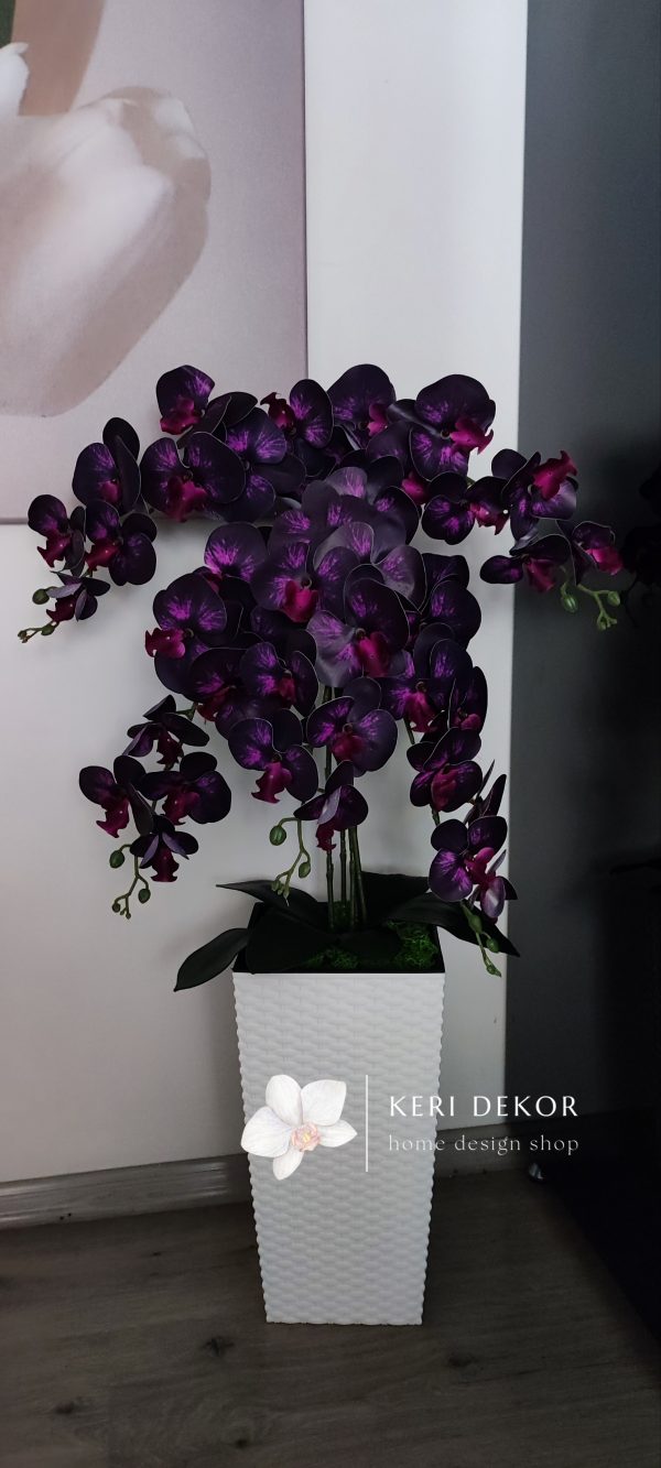 Gondozásmentes orchidea real touch real touch orchidea művirág műorchidea handmade flowers dekor homedekor homedecor lakberendezés otthondekor dekoráció ajándék buxus asztaldísz kopogtató ajtódísz ünnep karácsony húsvét anyáknapja születésnap névnap Keridekor