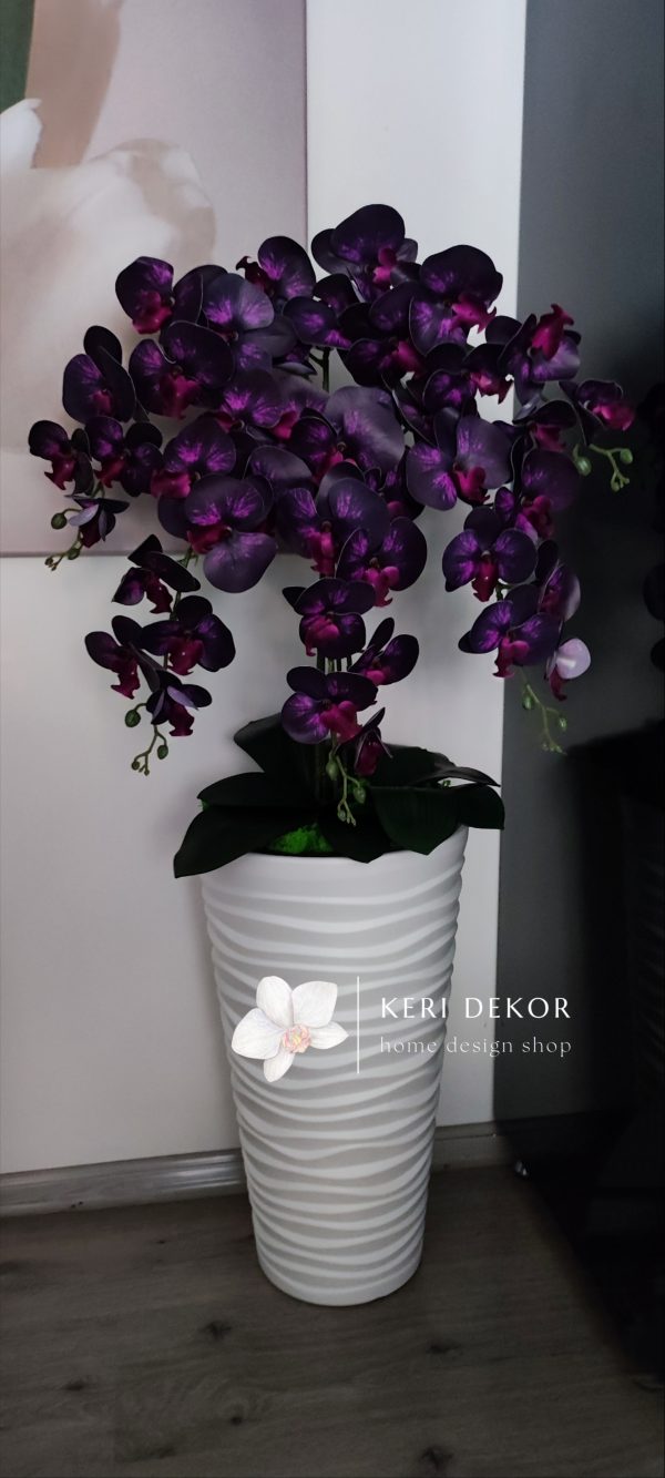 Gondozásmentes orchidea real touch real touch orchidea művirág műorchidea handmade flowers dekor homedekor homedecor lakberendezés otthondekor dekoráció ajándék buxus asztaldísz kopogtató ajtódísz ünnep karácsony húsvét anyáknapja születésnap névnap Keridekor