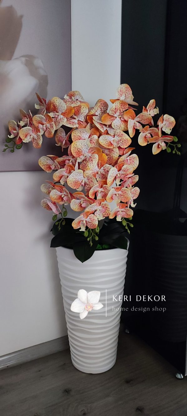 Gondozásmentes orchidea real touch real touch orchidea művirág műorchidea handmade flowers dekor homedekor homedecor lakberendezés otthondekor dekoráció ajándék buxus asztaldísz kopogtató ajtódísz ünnep karácsony húsvét anyáknapja születésnap névnap Keridekor