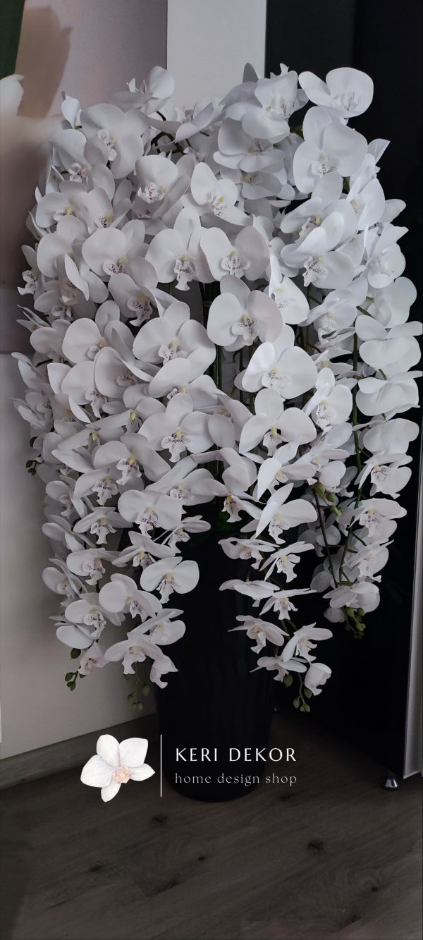 Gondozásmentes orchidea real touch real touch orchidea művirág műorchidea handmade flowers dekor homedekor homedecor lakberendezés otthondekor dekoráció ajándék buxus asztaldísz kopogtató ajtódísz ünnep karácsony húsvét anyáknapja születésnap névnap Keridekor