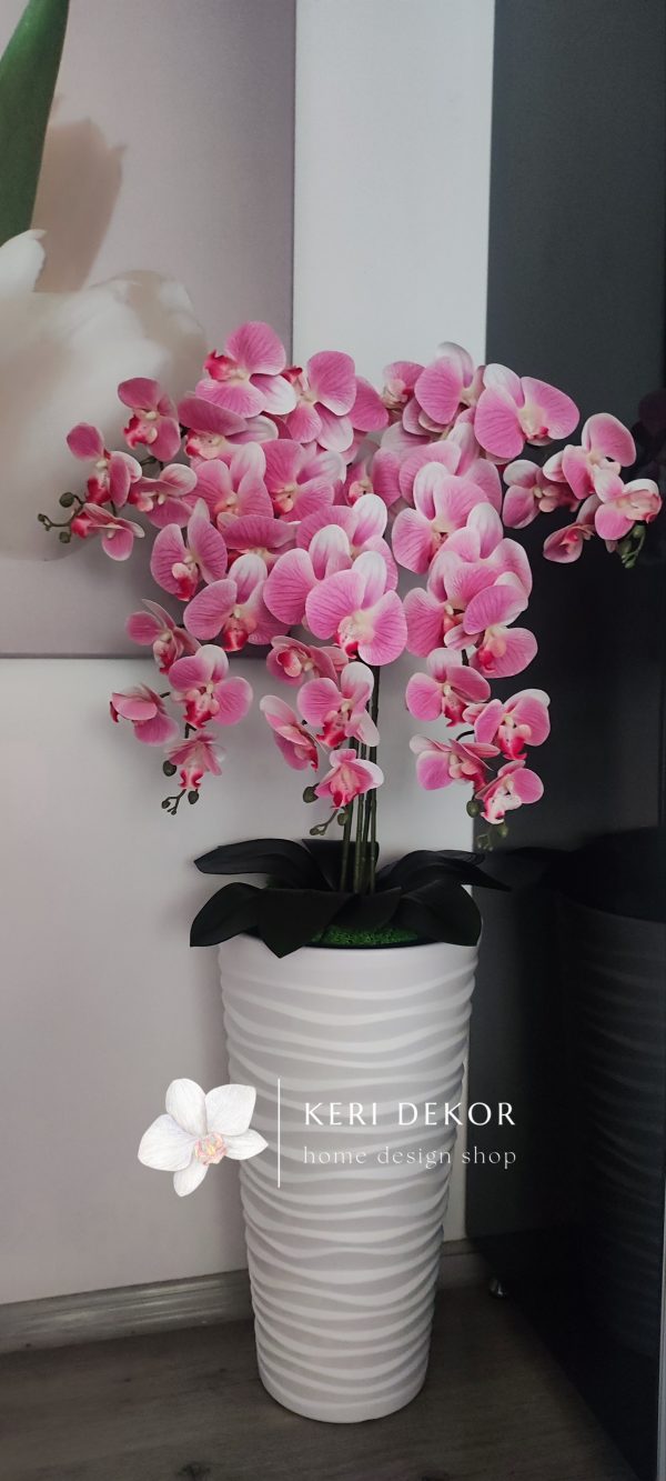 Gondozásmentes orchidea real touch real touch orchidea művirág műorchidea handmade flowers dekor homedekor homedecor lakberendezés otthondekor dekoráció ajándék buxus asztaldísz kopogtató ajtódísz ünnep karácsony húsvét anyáknapja születésnap névnap Keridekor