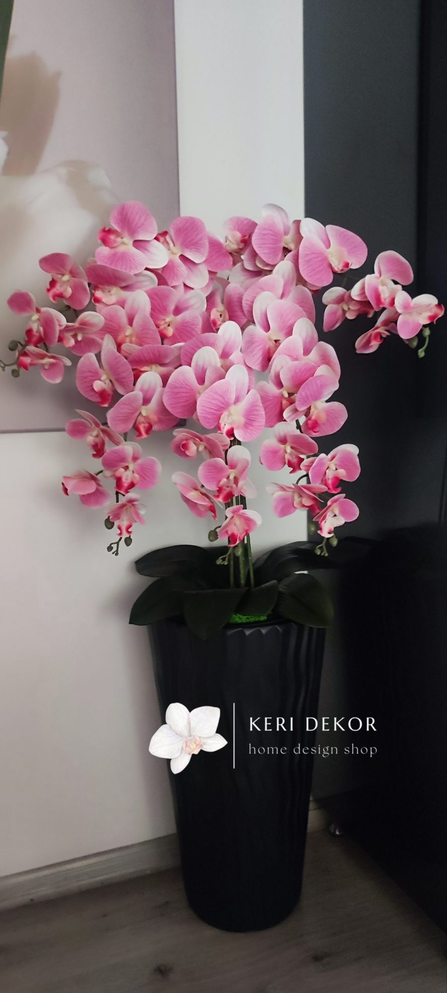 Gondozásmentes orchidea real touch real touch orchidea művirág műorchidea handmade flowers dekor homedekor homedecor lakberendezés otthondekor dekoráció ajándék buxus asztaldísz kopogtató ajtódísz ünnep karácsony húsvét anyáknapja születésnap névnap Keridekor