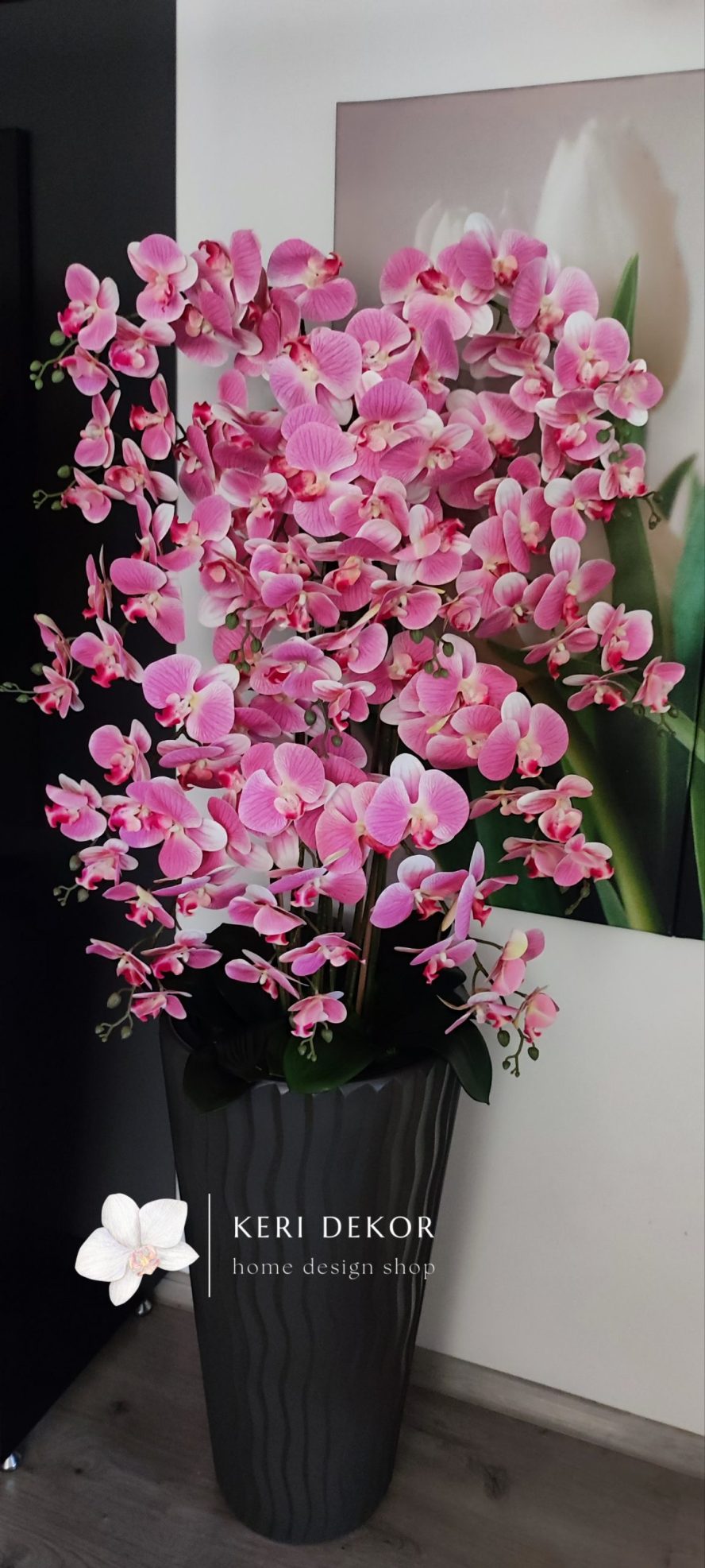 Gondozásmentes orchidea real touch real touch orchidea művirág műorchidea handmade flowers dekor homedekor homedecor lakberendezés otthondekor dekoráció ajándék buxus asztaldísz kopogtató ajtódísz ünnep karácsony húsvét anyáknapja születésnap névnap Keridekor