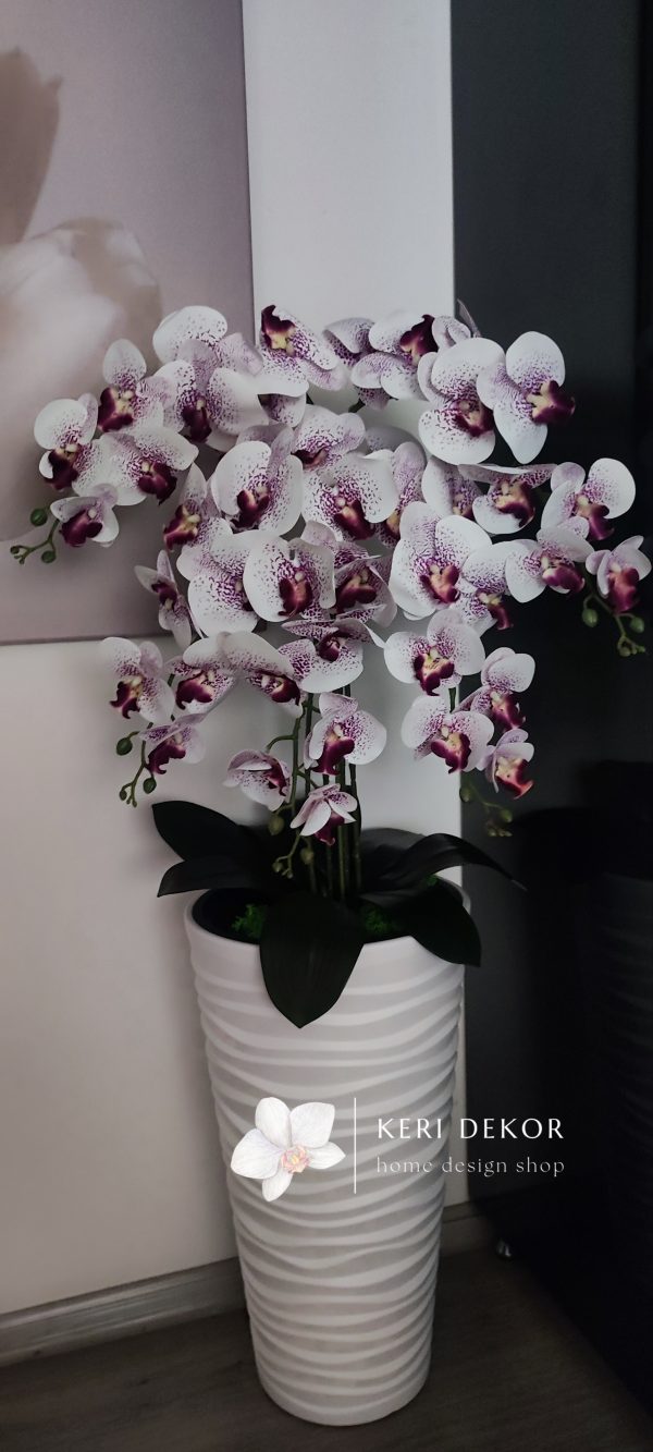 Gondozásmentes orchidea real touch real touch orchidea művirág műorchidea handmade flowers dekor homedekor homedecor lakberendezés otthondekor dekoráció ajándék buxus asztaldísz kopogtató ajtódísz ünnep karácsony húsvét anyáknapja születésnap névnap Keridekor