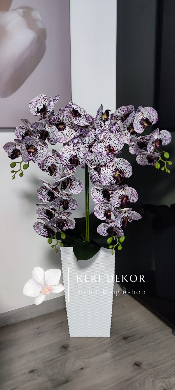 Gondozásmentes orchidea real touch real touch orchidea művirág műorchidea handmade flowers dekor homedekor homedecor lakberendezés otthondekor dekoráció ajándék buxus asztaldísz kopogtató ajtódísz ünnep karácsony húsvét anyáknapja születésnap névnap Keridekor