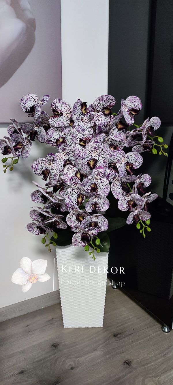 Gondozásmentes orchidea real touch real touch orchidea művirág műorchidea handmade flowers dekor homedekor homedecor lakberendezés otthondekor dekoráció ajándék buxus asztaldísz kopogtató ajtódísz ünnep karácsony húsvét anyáknapja születésnap névnap Keridekor