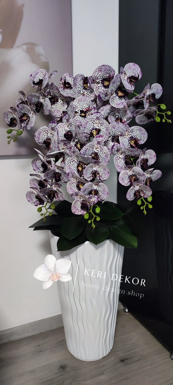 Gondozásmentes orchidea real touch real touch orchidea művirág műorchidea handmade flowers dekor homedekor homedecor lakberendezés otthondekor dekoráció ajándék buxus asztaldísz kopogtató ajtódísz ünnep karácsony húsvét anyáknapja születésnap névnap Keridekor