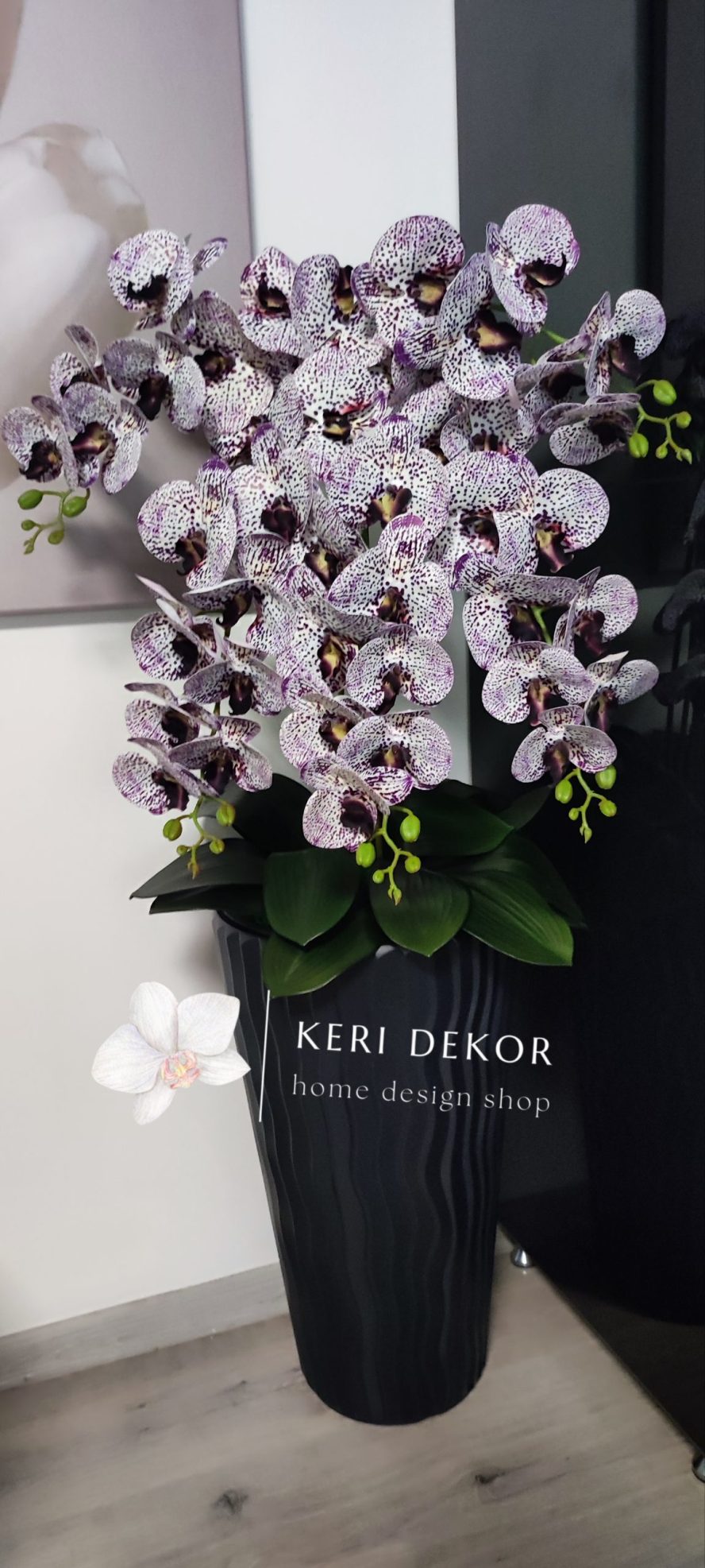 Gondozásmentes orchidea real touch real touch orchidea művirág műorchidea handmade flowers dekor homedekor homedecor lakberendezés otthondekor dekoráció ajándék buxus asztaldísz kopogtató ajtódísz ünnep karácsony húsvét anyáknapja születésnap névnap Keridekor