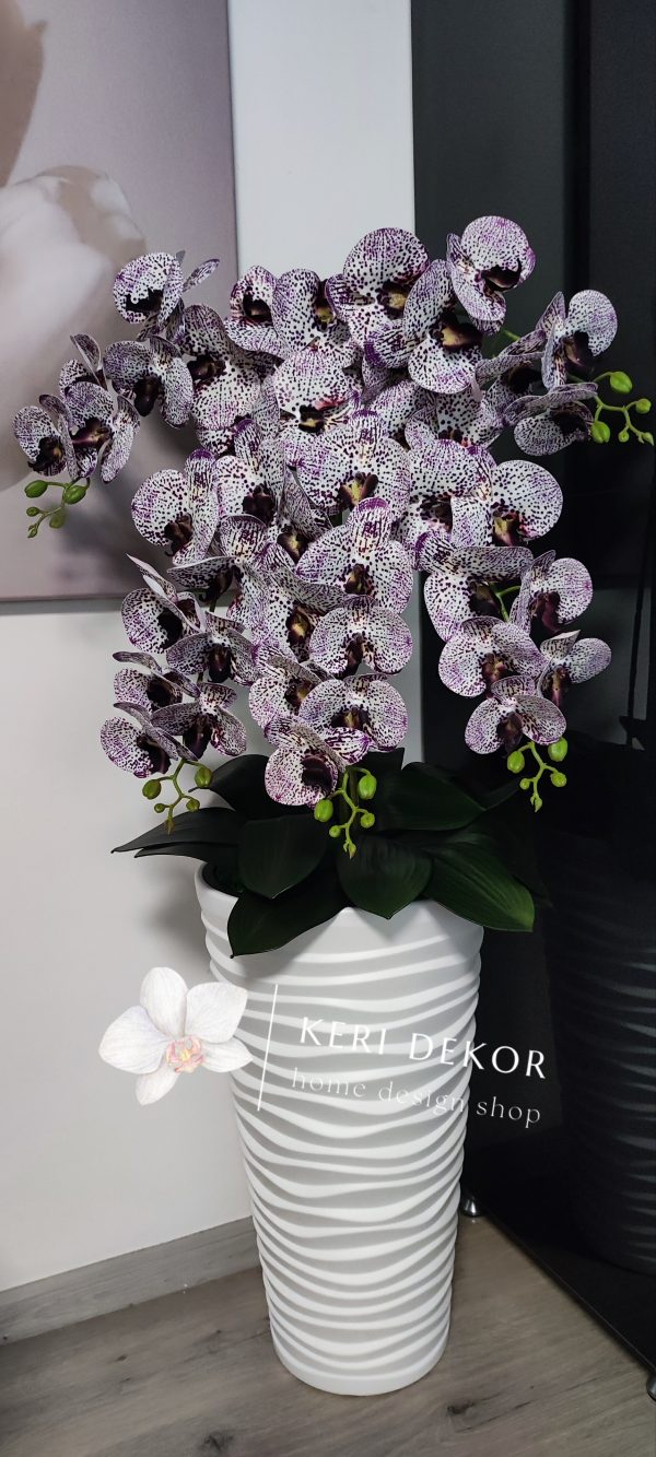 Gondozásmentes orchidea real touch real touch orchidea művirág műorchidea handmade flowers dekor homedekor homedecor lakberendezés otthondekor dekoráció ajándék buxus asztaldísz kopogtató ajtódísz ünnep karácsony húsvét anyáknapja születésnap névnap Keridekor