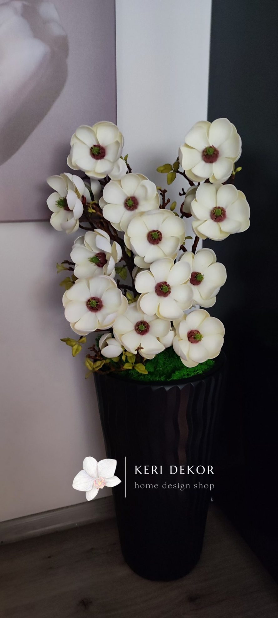 Gondozásmentes orchidea real touch real touch orchidea művirág műorchidea handmade flowers dekor homedekor homedecor lakberendezés otthondekor dekoráció ajándék buxus asztaldísz kopogtató ajtódísz ünnep karácsony húsvét anyáknapja születésnap névnap Keridekor