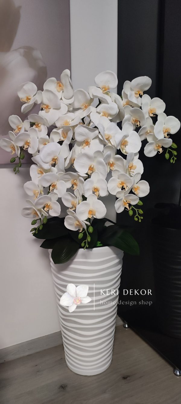 Gondozásmentes orchidea real touch real touch orchidea művirág műorchidea handmade flowers dekor homedekor homedecor lakberendezés otthondekor dekoráció ajándék buxus asztaldísz kopogtató ajtódísz ünnep karácsony húsvét anyáknapja születésnap névnap Keridekor