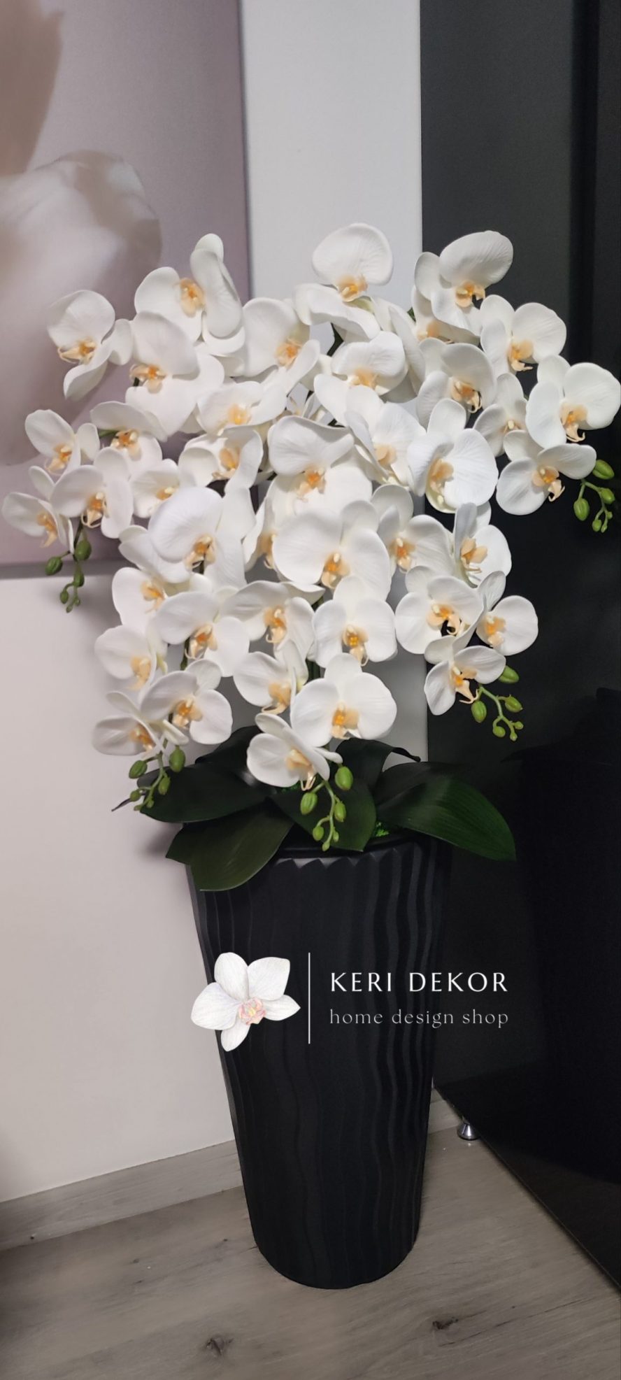 Gondozásmentes orchidea real touch real touch orchidea művirág műorchidea handmade flowers dekor homedekor homedecor lakberendezés otthondekor dekoráció ajándék buxus asztaldísz kopogtató ajtódísz ünnep karácsony húsvét anyáknapja születésnap névnap Keridekor