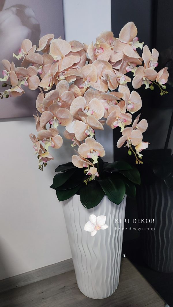 Gondozásmentes orchidea real touch real touch orchidea művirág műorchidea handmade flowers dekor homedekor homedecor lakberendezés otthondekor dekoráció ajándék buxus asztaldísz kopogtató ajtódísz ünnep karácsony húsvét anyáknapja születésnap névnap Keridekor