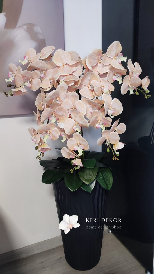 Gondozásmentes orchidea real touch real touch orchidea művirág műorchidea handmade flowers dekor homedekor homedecor lakberendezés otthondekor dekoráció ajándék buxus asztaldísz kopogtató ajtódísz ünnep karácsony húsvét anyáknapja születésnap névnap Keridekor