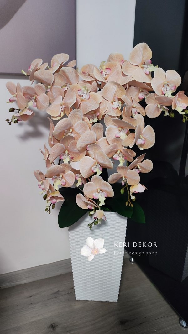 Gondozásmentes orchidea real touch real touch orchidea művirág műorchidea handmade flowers dekor homedekor homedecor lakberendezés otthondekor dekoráció ajándék buxus asztaldísz kopogtató ajtódísz ünnep karácsony húsvét anyáknapja születésnap névnap Keridekor