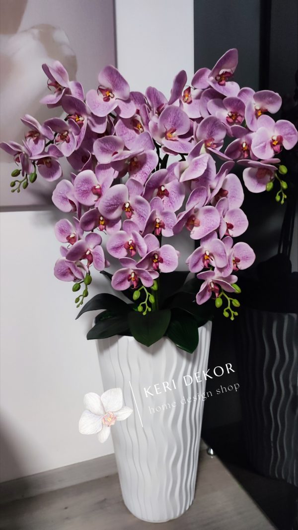 Gondozásmentes orchidea real touch real touch orchidea művirág műorchidea handmade flowers dekor homedekor homedecor lakberendezés otthondekor dekoráció ajándék buxus asztaldísz kopogtató ajtódísz ünnep karácsony húsvét anyáknapja születésnap névnap Keridekor