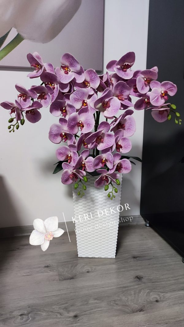 Gondozásmentes orchidea real touch real touch orchidea művirág műorchidea handmade flowers dekor homedekor homedecor lakberendezés otthondekor dekoráció ajándék buxus asztaldísz kopogtató ajtódísz ünnep karácsony húsvét anyáknapja születésnap névnap Keridekor