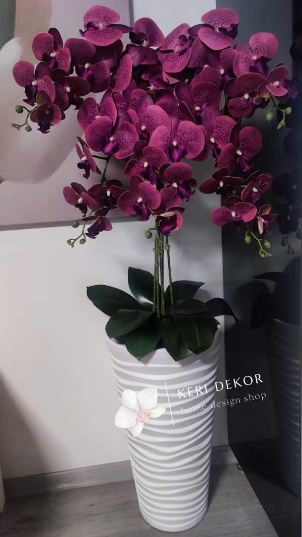 Gondozásmentes orchidea real touch real touch orchidea művirág műorchidea handmade flowers dekor homedekor homedecor lakberendezés otthondekor dekoráció ajándék buxus asztaldísz kopogtató ajtódísz ünnep karácsony húsvét anyáknapja születésnap névnap Keridekor