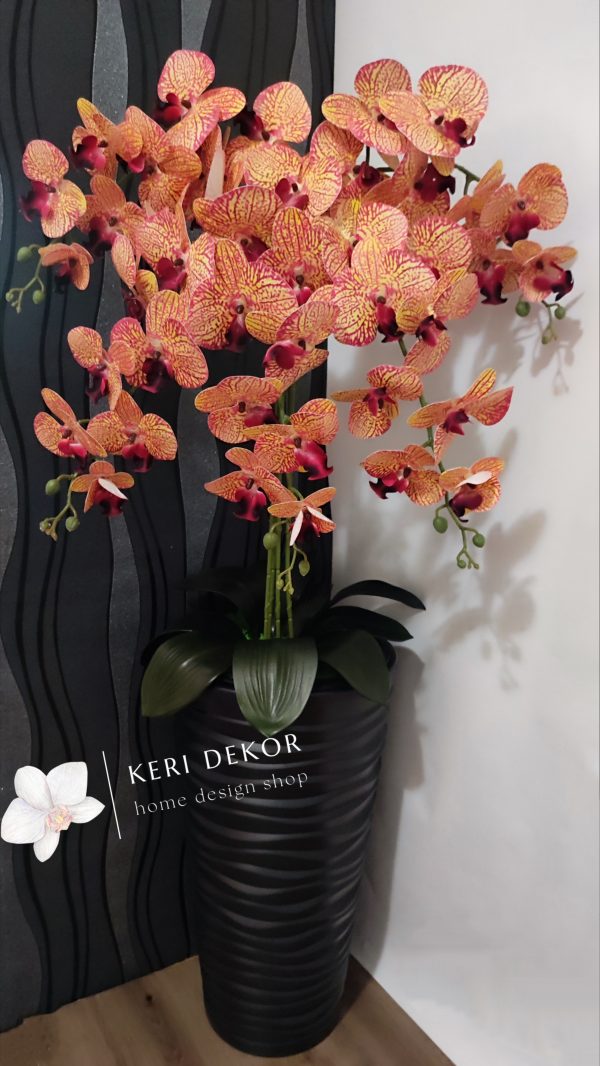 Gondozásmentes orchidea real touch real touch orchidea művirág műorchidea handmade flowers dekor homedekor homedecor lakberendezés otthondekor dekoráció ajándék buxus asztaldísz kopogtató ajtódísz ünnep karácsony húsvét anyáknapja születésnap névnap Keridekor