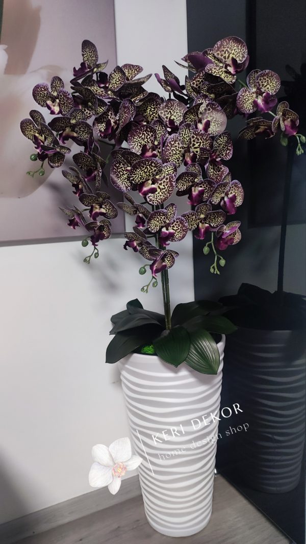 Gondozásmentes orchidea real touch real touch orchidea művirág műorchidea handmade flowers dekor homedekor homedecor lakberendezés otthondekor dekoráció ajándék buxus asztaldísz kopogtató ajtódísz ünnep karácsony húsvét anyáknapja születésnap névnap Keridekor