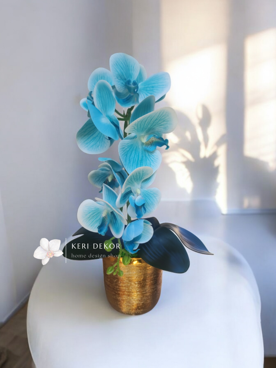 Gondozásmentes orchidea real touch real touch orchidea művirág műorchidea handmade flowers dekor homedekor homedecor lakberendezés otthondekor dekoráció ajándék buxus asztaldísz kopogtató ajtódísz ünnep karácsony húsvét anyáknapja születésnap névnap Keridekor