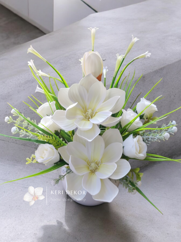 Gondozásmentes orchidea real touch real touch orchidea művirág műorchidea handmade flowers dekor homedekor homedecor lakberendezés otthondekor dekoráció ajándék buxus asztaldísz kopogtató ajtódísz ünnep karácsony húsvét anyáknapja születésnap névnap Keridekor