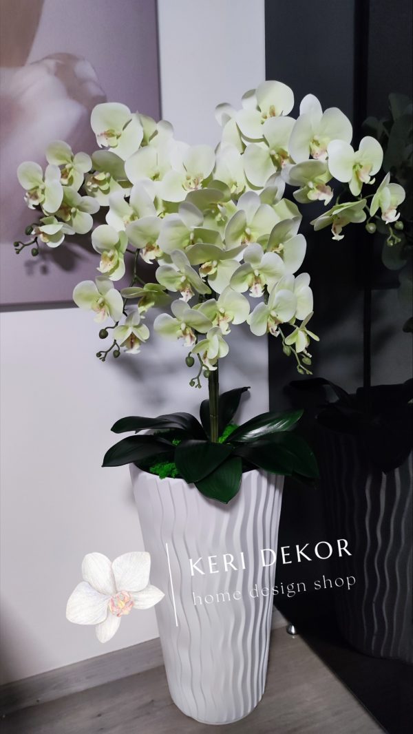 Gondozásmentes orchidea real touch real touch orchidea művirág műorchidea handmade flowers dekor homedekor homedecor lakberendezés otthondekor dekoráció ajándék buxus asztaldísz kopogtató ajtódísz ünnep karácsony húsvét anyáknapja születésnap névnap Keridekor