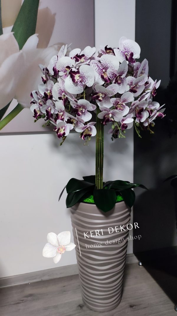 Gondozásmentes orchidea real touch real touch orchidea művirág műorchidea handmade flowers dekor homedekor homedecor lakberendezés otthondekor dekoráció ajándék buxus asztaldísz kopogtató ajtódísz ünnep karácsony húsvét anyáknapja születésnap névnap Keridekor