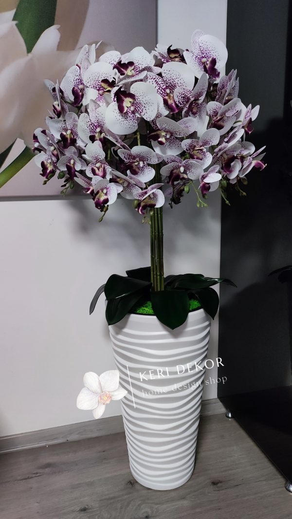 Gondozásmentes orchidea real touch real touch orchidea művirág műorchidea handmade flowers dekor homedekor homedecor lakberendezés otthondekor dekoráció ajándék buxus asztaldísz kopogtató ajtódísz ünnep karácsony húsvét anyáknapja születésnap névnap Keridekor