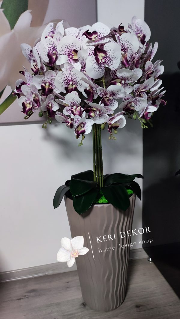 Gondozásmentes orchidea real touch real touch orchidea művirág műorchidea handmade flowers dekor homedekor homedecor lakberendezés otthondekor dekoráció ajándék buxus asztaldísz kopogtató ajtódísz ünnep karácsony húsvét anyáknapja születésnap névnap Keridekor