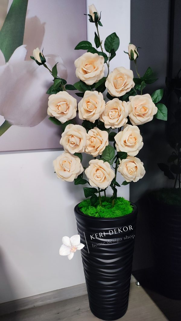 Rózsa Gondozásmentes orchidea real touch real touch orchidea művirág műorchidea handmade flowers dekor homedekor homedecor lakberendezés otthondekor dekoráció ajándék buxus asztaldísz kopogtató ajtódísz ünnep karácsony húsvét anyáknapja születésnap névnap Keridekor